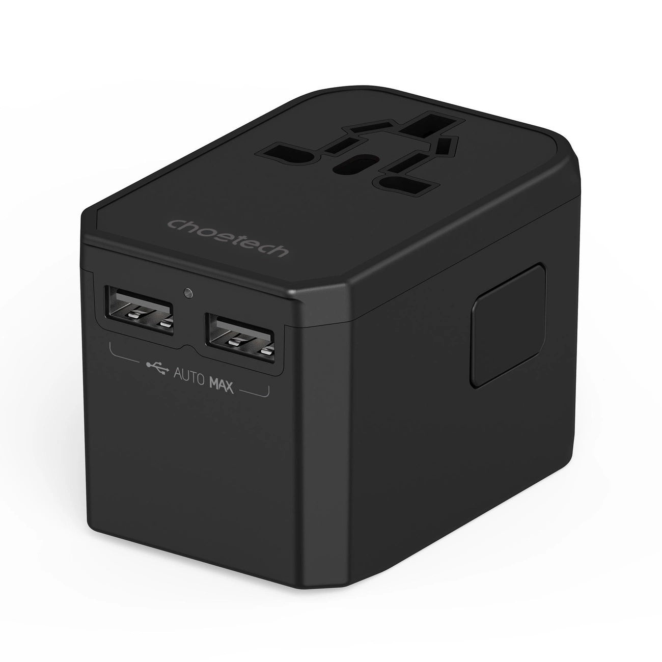 Choetech 45W GaN Travel Adapter with 2C+2A Ports and Global Plugs