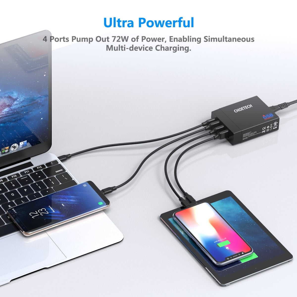 CHOETECH PD72 Power Delivery Charger - SuperSaverAU - view 5