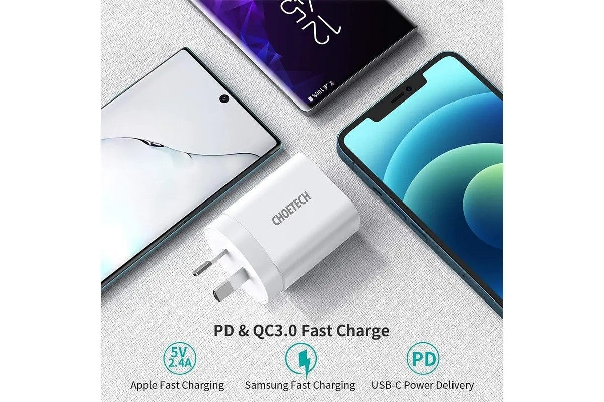 CHOETECH Q5004CL PD20W USB-C iPhone Fast Charger with MFi Certified USB-C Cable - SuperSaverAU - view 6