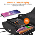 CHOETECH 19W Portable Solar Panel Charger, Dual USB, Slim & Durable, 10.2 x 6.3 inch - SuperSaverAU - view 3