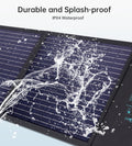 CHOETECH 100W Foldable Solar Charger with USB & DC Ports for Hiking & Camping - SuperSaverAU - view 2