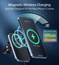 CHOETECH T200F-301 15W MagLeap Magnetic Wireless Car Charger Holder with 1.5M Cable - SuperSaverAU - view 3