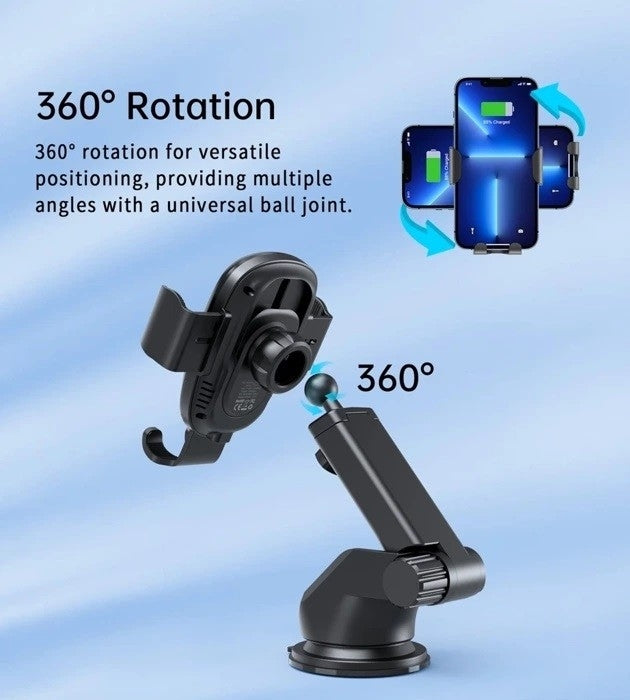 CHOETECH T203-F 15W Gravity Wireless Car Charger Holder