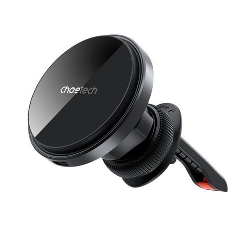 CHOETECH 15W Magnetic Car Charger Holder with LED Light, One-Handed Operation - SuperSaverAU - view 1