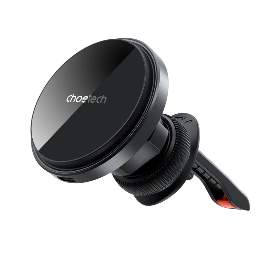 CHOETECH 15W Magnetic Car Charger Holder with LED Light, One-Handed Operation - SuperSaverAU - view 1