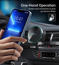 CHOETECH 15W Magnetic Car Charger Holder with LED Light, One-Handed Operation - SuperSaverAU - view 3