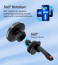 CHOETECH 15W Magnetic Car Charger Holder with LED Light, One-Handed Operation - SuperSaverAU - view 4