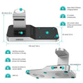 CHOETECH T316 4-in-1 Wireless Charging Station for iPhone/Apple Watch/iPod and all Qi Wireless Cell phones - SuperSaverAU - view 6