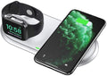 CHOETECH T317 2-in-1 Dual Wireless Charger Pad (MFI Certified) - SuperSaverAU - view 1