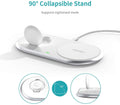 CHOETECH T317 2-in-1 Dual Wireless Charger Pad (MFI Certified) - SuperSaverAU - view 2