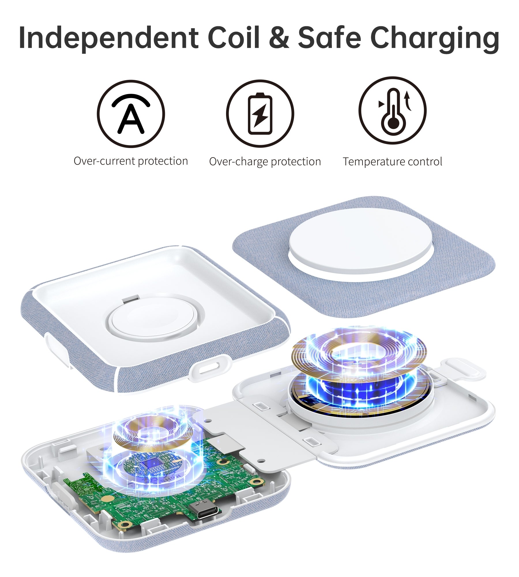 CHOETECH T323 2-in-1 Magsafe&MFI Wireless Charger - SuperSaverAU - view 10