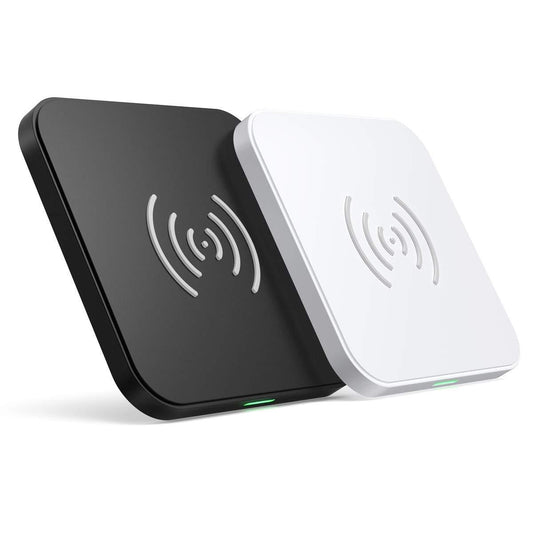 CHOETECH T511BW Fast Wireless Charging Pad Black And White 2 Pack