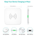 CHOETECH T511-S 10W/7.5W Fast Wireless Charger Pad (White) - SuperSaverAU - view 3