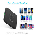 CHOETECH T511S 10W/7.5W Fast Wireless Charger Pad - SuperSaverAU - view 3