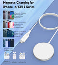 CHOETECH 15W Wireless Magnetic Charger for iPhone 12/13/14 - Portable Design - SuperSaverAU - view 4