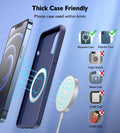 CHOETECH 15W Wireless Magnetic Charger for iPhone 12/13/14 - Portable Design - SuperSaverAU - view 5