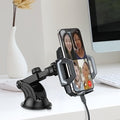 CHOETECH T521-F 15W Fast Wireless Charging Car Dock - SuperSaverAU - view 2