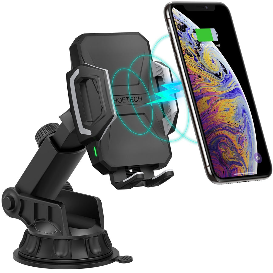 Choetech T521-S Fast Qi Wireless Car Charging Dock - SuperSaverAU - view 1