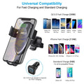 CHOETECH T536-S Fast Wireless Charging Car Mount Phone Holder - SuperSaverAU - view 5