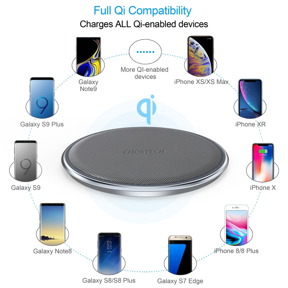 Choetech T539-S Fast Wireless Charger - SuperSaverAU - view 4