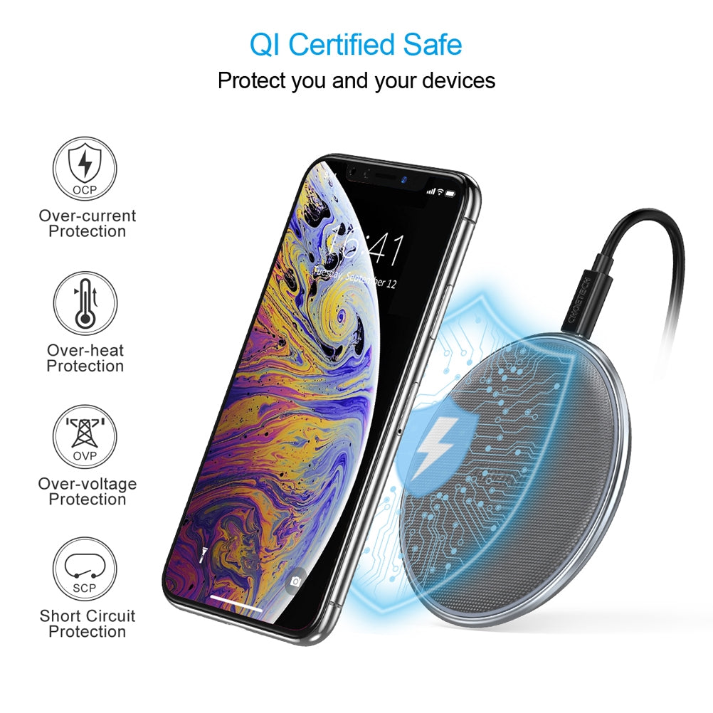 Choetech T539-S Fast Wireless Charger - SuperSaverAU - view 6