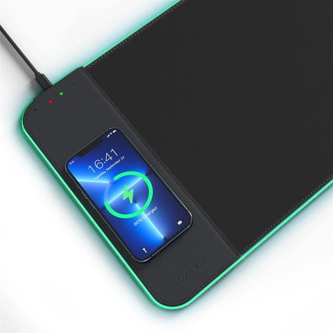 CHOETECH T543-F RGB Illuminated 15W Wireless Charging Mouse Pad - SuperSaverAU - view 1