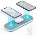 CHOETECH T569-S Magleap 3-in-1 Magnetic Wireless Charging pad with AC Adapter - SuperSaverAU - view 2