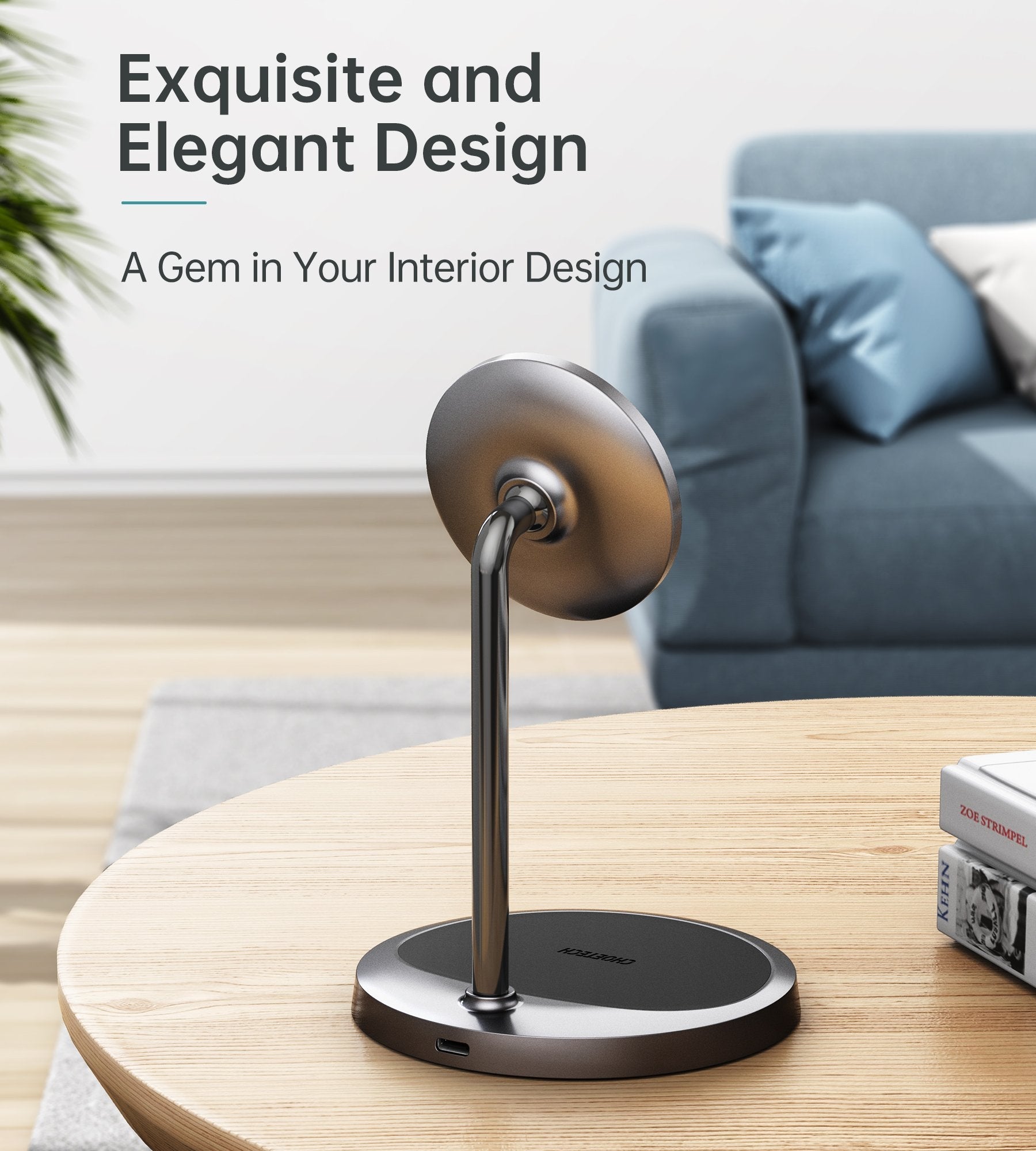 Choetech T575-F MagSafe iPhone Magnetic Wireless Charger Stand - SuperSaverAU - view 4