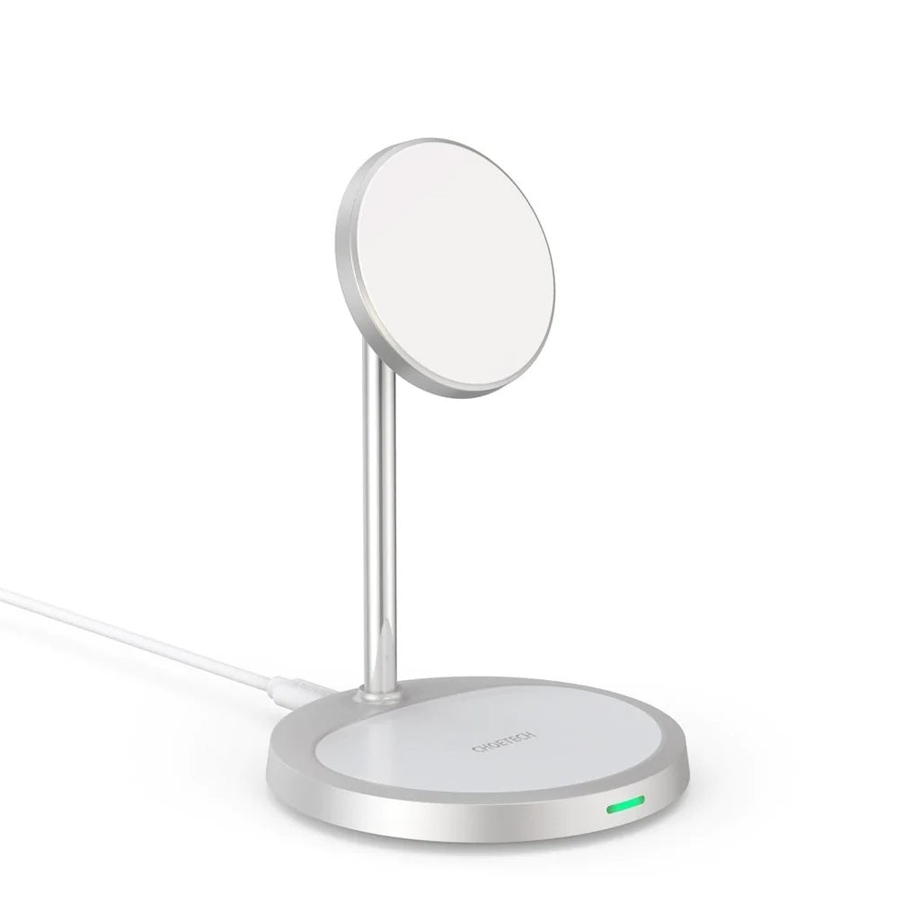 CHOETECH Magnetic Wireless Charger Stand for iPhone 12, 7.5W Fast Charging, Aluminum Alloy - SuperSaverAU - view 1