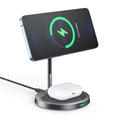 CHOETECH Magnetic Wireless Charger Stand for iPhone 12, 7.5W Fast Charging, Aluminum Alloy - SuperSaverAU - view 2