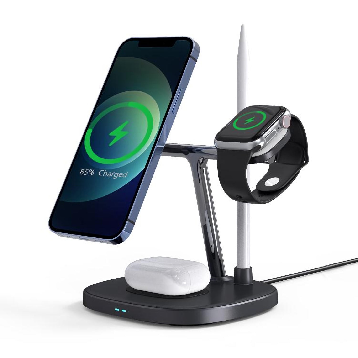 CHOETECH T583-F 4-in-1 Magentic Wireless Charging Station for iPhone/Apple Watch/Headphones/Pencil - SuperSaverAU - view 3