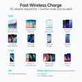 CHOETECH T584-F 2-in-1 15W Phone Mount with Fast Wireless Charger (for 4-7 inch) - SuperSaverAU - view 5