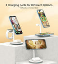 CHOETECH 3-in-1 Wireless Charging Station Dock for iPhone, Apple Watch, AirPods - SuperSaverAU - view 5