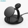 CHOETECH T587-F 3-in-1 Magnetic Wireless Charger Station for iPhone 12/13/14/AirPods Pro/iWatch - SuperSaverAU - view 2