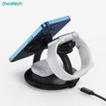 CHOETECH T587-F 3-in-1 Magnetic Wireless Charger Station for iPhone 12/13/14/AirPods Pro/iWatch - SuperSaverAU - view 6