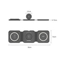CHOETECH T588-F-BK 3-in-1 Foldable Fast Wireless Charger for Phone/Watch/Earphone - SuperSaverAU - view 2