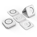 CHOETECH T588-F-WH 3-in-1 Foldable Fast Wireless Charger for Phone/Watch/Earphone - SuperSaverAU - view 1