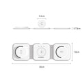 CHOETECH T588-F-WH 3-in-1 Foldable Fast Wireless Charger for Phone/Watch/Earphone - SuperSaverAU - view 2