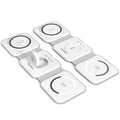CHOETECH T588-F-WH 3-in-1 Foldable Fast Wireless Charger for Phone/Watch/Earphone - SuperSaverAU - view 3