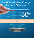 CHOETECH T590-F 10W Invisible Wireless Charger - SuperSaverAU - view 3