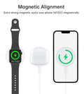 CHOETECH T603-F Ring Holder and Magnetic 15W Wireless Charger for Phone/airPod/iWatch - SuperSaverAU - view 4