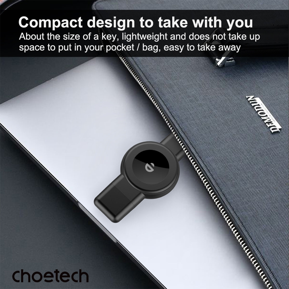 CHOETECH T606-F USB-A +USB-C Magnetic Charger for Samsung & Apple Watch - SuperSaverAU - view 8