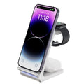 CHOETECH T608-F 15W 4-in-1 Wireless Charger Stand for iWatch and Samsung Watch - SuperSaverAU - view 4