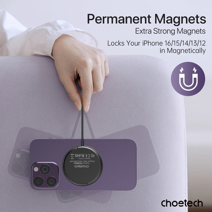 Choetech T697-F 3-in-1 Magnetic Charger for iPhone & AirPods (1.5M) - SuperSaverAU - view 3