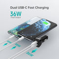 CHOETECH TC0008-BK Dual USB-C 36W Car Charger Adapter Black - SuperSaverAU - view 5