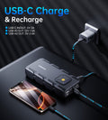 CHOETECH TC0009 16000mAh Portable Car Jump Starter with Emergency Light - SuperSaverAU - view 5