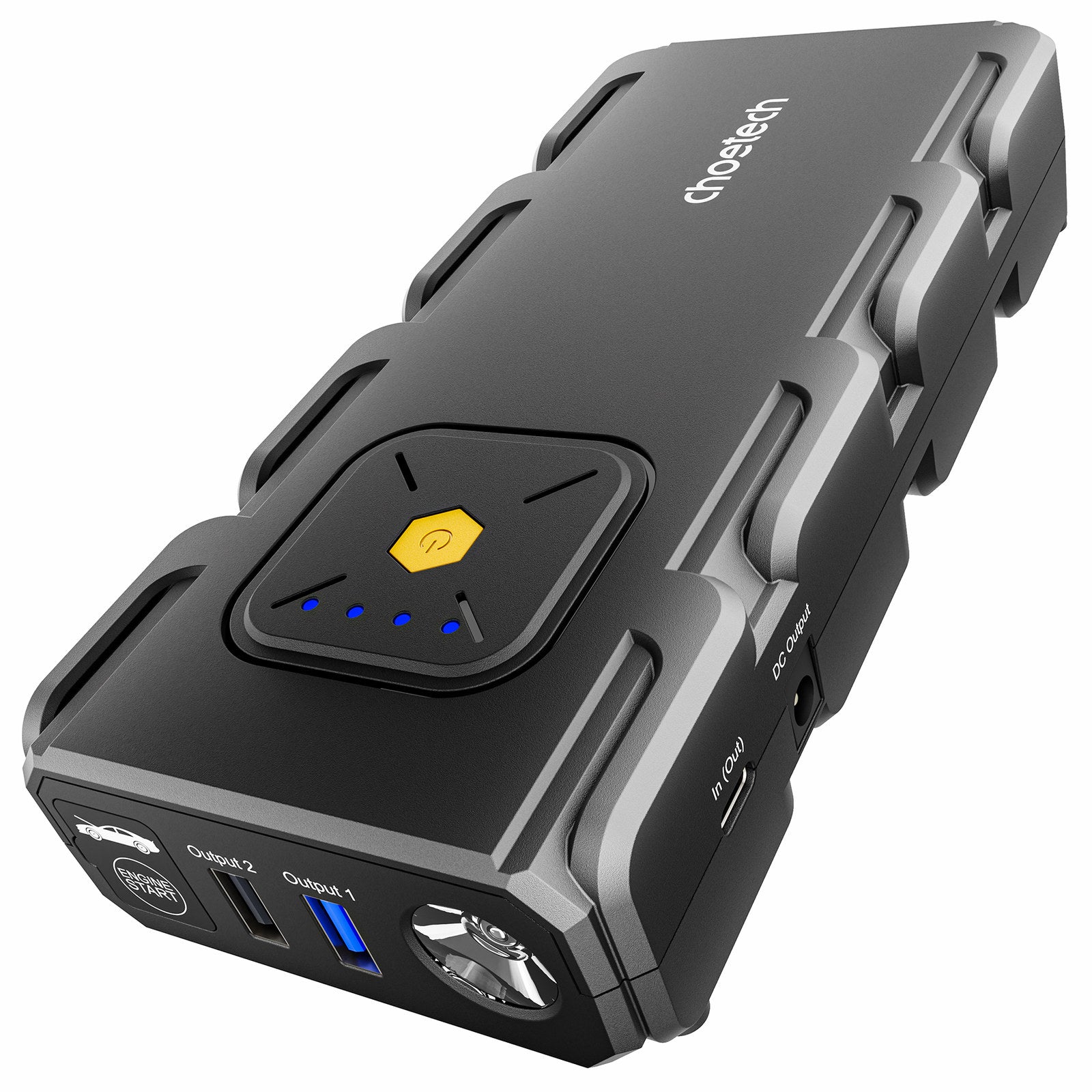 CHOETECH TC0009 16000mAh Portable Car Jump Starter with Emergency Light - SuperSaverAU - view 1
