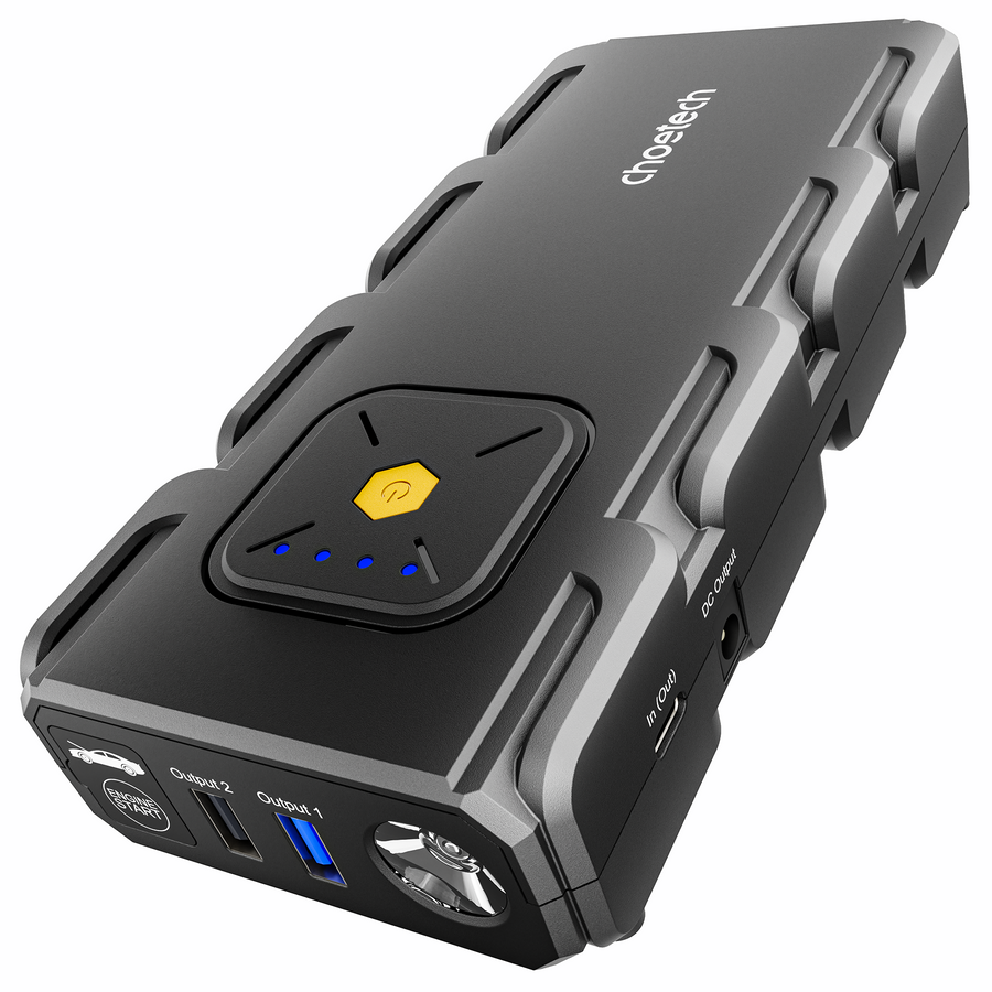 CHOETECH TC0009 16000mAh Portable Car Jump Starter with Emergency Light - SuperSaverAU - view 1