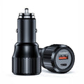 CHOETECH Dual-Port Fast Car Charger - PD45W USB-C & QC3.0 USB-A, 12V-24V - SuperSaverAU - view 3