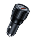 CHOETECH Dual-Port Fast Car Charger - PD45W USB-C & QC3.0 USB-A, 12V-24V - SuperSaverAU - view 1